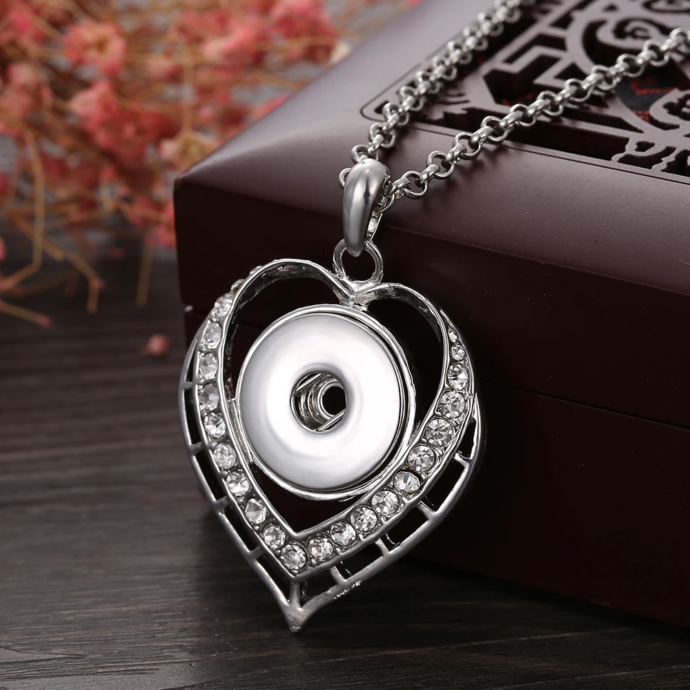 Новинка 2020 ожерелье с кнопкой застежкой кулон 18 мм кнопками застежками ювелирные