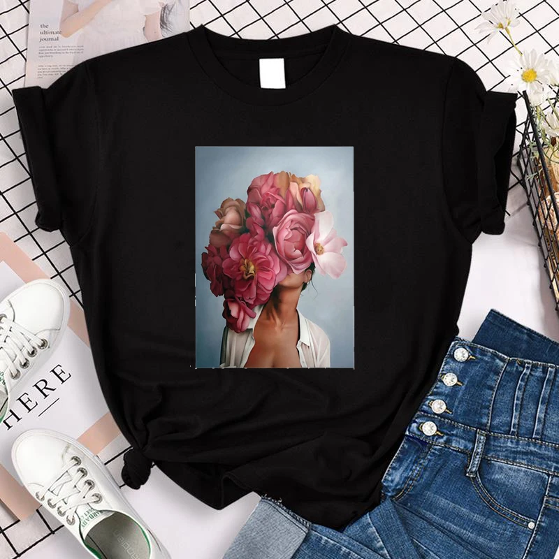 

Harajuku Aesthetic Gothic Summer Plus Size T-Shirts Cool Fashion Women Printed 2020 Women Fashion T-Shirt Women Sexy Tops