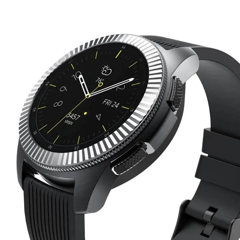 C стиль металлический БЕЗЕЛЬ для наручных часов кольцо клеющаяся крышка чехол