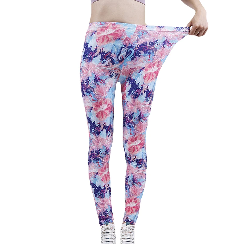 Фото CHSDCSI Hot Summer Fitness Legging New Women Push Up Leggins Floral Printed Elastic High Waist Pants Drop Shipping Женская одежда CHSDCSI Hot Summer Fitness Legging New Women Push Up Leggins Floral Printed Elastic High Waist Pants Drop Shipping Женская одежда