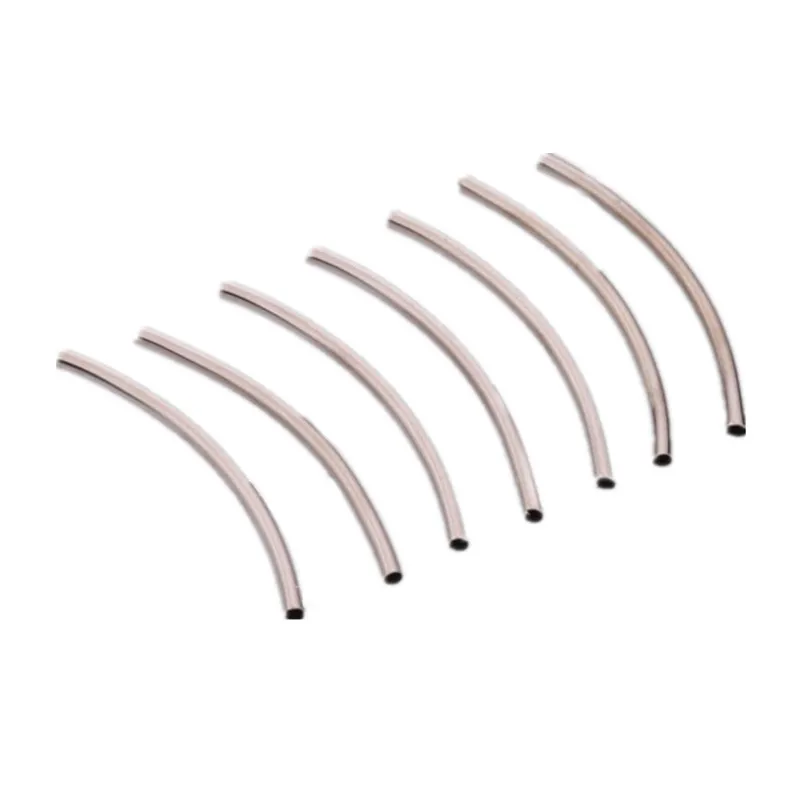 Гладкий изогнутый трубчатый соединитель для изготовления ювелирных изделий