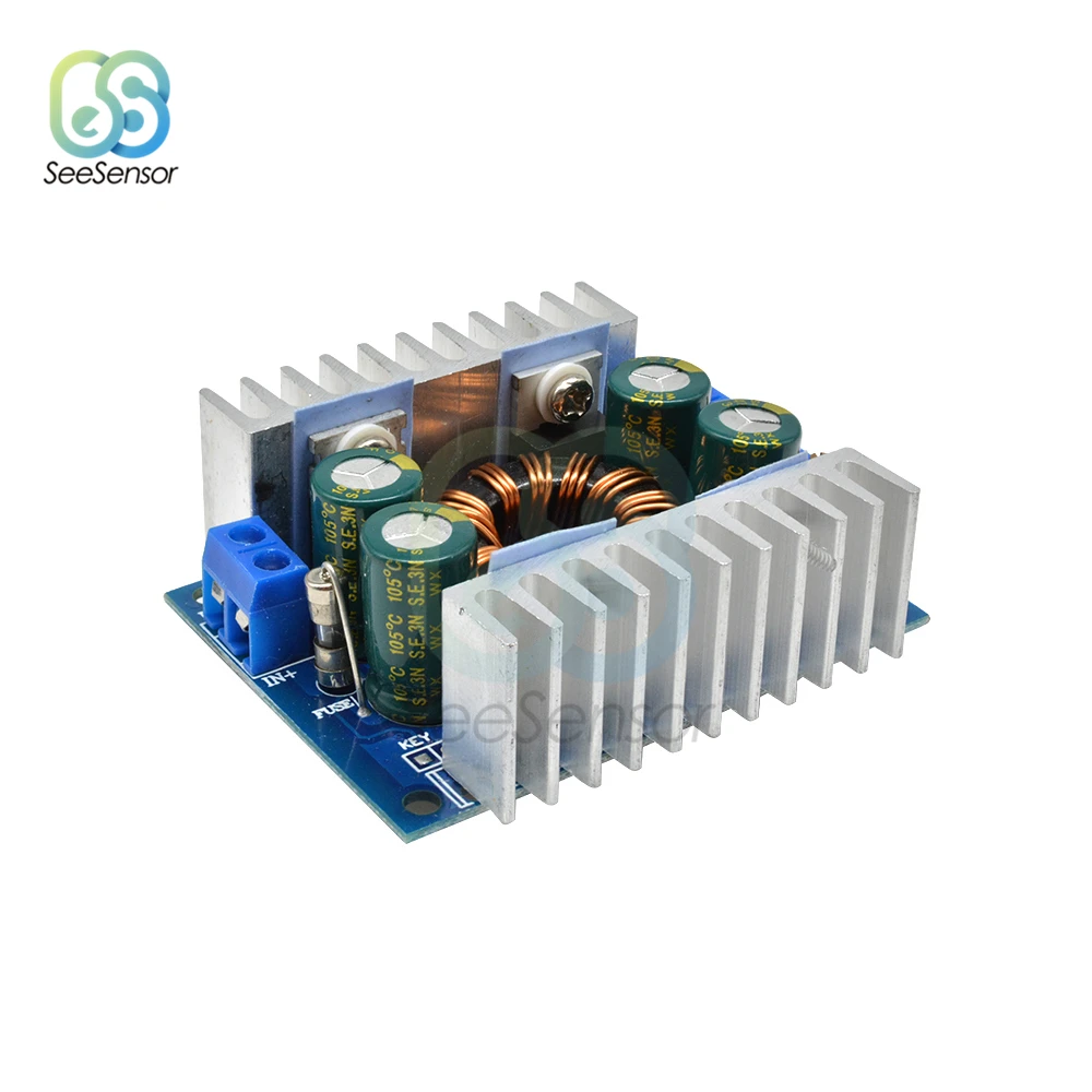 Φ 8A Автоматическая повышающая понижающая плата модуля Регулируемый Модуль