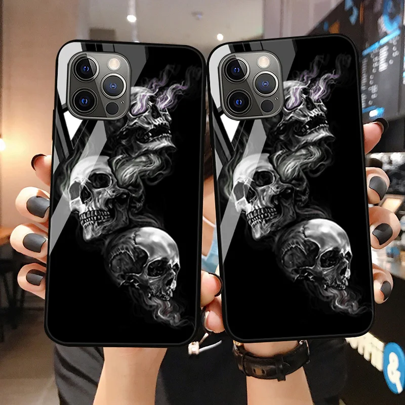 

Marble Case For iPhone 13 Pro Max Case Tempered Glass Cover For iPhone 11 12 Pro XS MAX X XR 6 6S 7 8 Plus SE 2020 Funda Hard PC