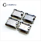 20 шт./партия Micro USB 5 Pin 30V 1.5A разъемы Женский Плоский порт терминал Джек хвост розетка электрическая вилка сварочная проволока адаптер