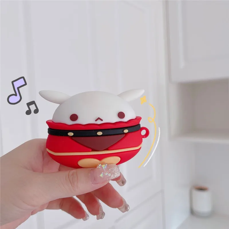 Популярная игра Genshin Impact для AirPods Pro Чехол милый мультяшный Klee Jumpy помолвка чехол