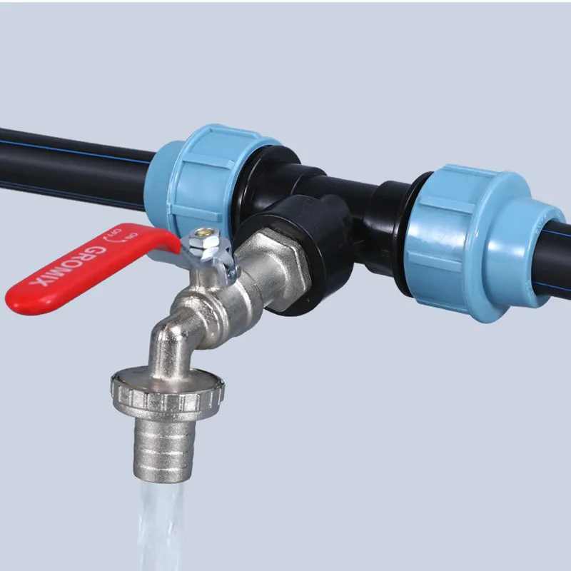 20/25/32 мм пластиковая полиэтиленовая трубка тройник соединитель Стандартный