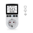 Цифровой ЖК-измеритель мощности с вилкой для ЕССШАBR, измеритель мощности, ватт, мощность, кВтч, 220 В переменного тока, 110 В, измерительная розетка, анализатор мощности