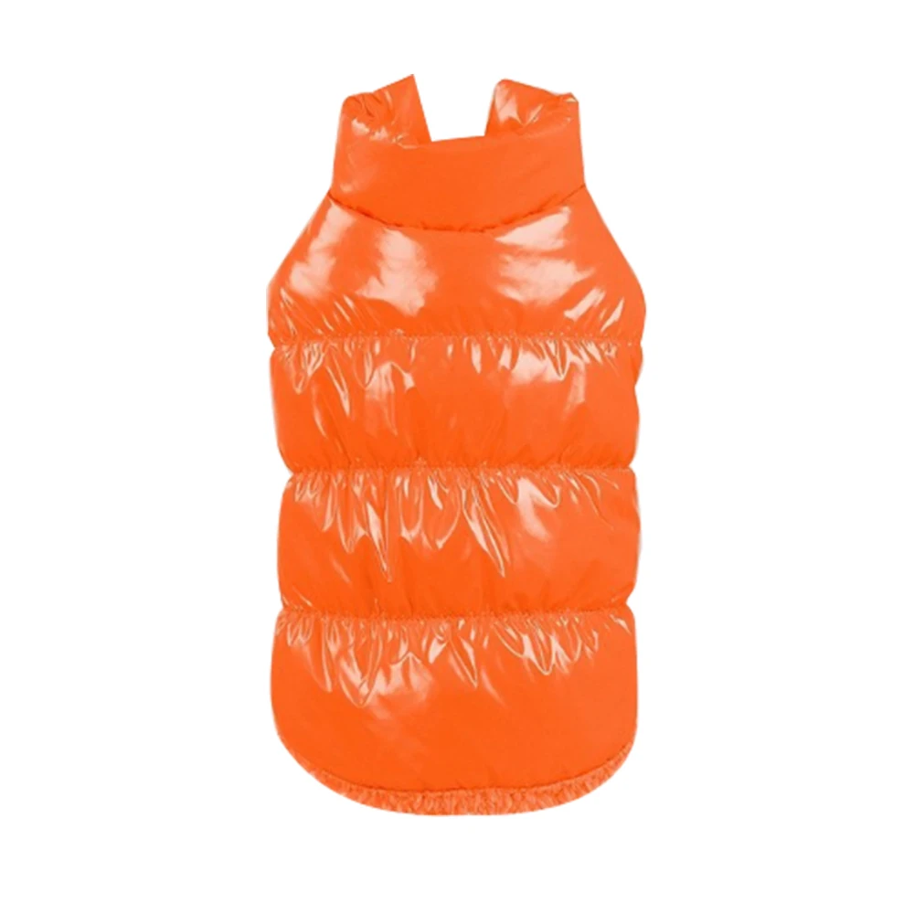 style 3 Orange Мягкая пуховая одежда для чихуахуа, щенка, зимний пуховик, одежда, маленькие большие домашние собаки, зимняя теплая одежда для щенка, костюм - Цвет: style 3 Orange