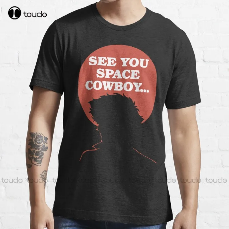 

New Cowboy Bebop Retro Vintage T-Shirt Short Sleeve Shirts For Men