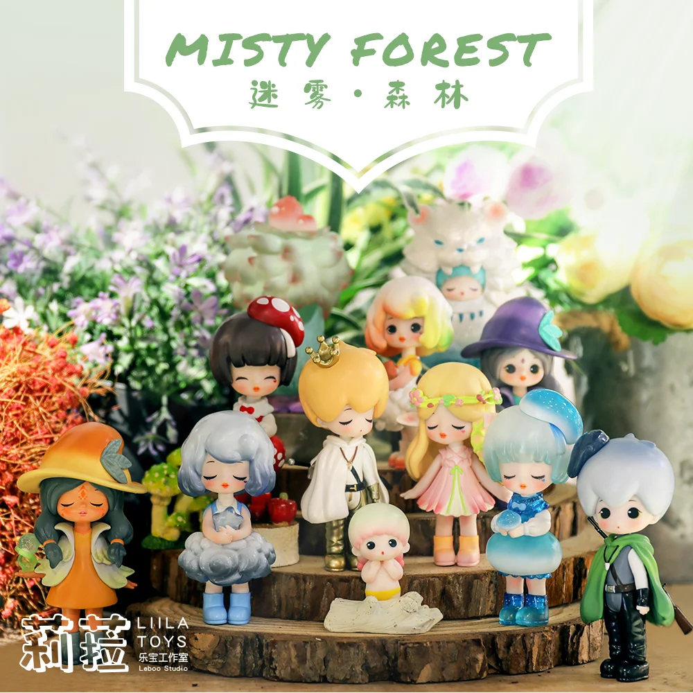 

Trendy Blind Box Genuine Liila Lila Misty Forest Series Cute Desktop Decoration Gift Kid Toy