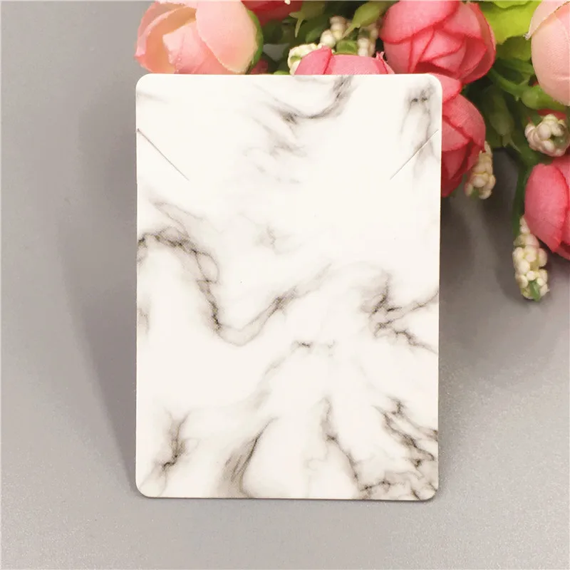 5x7cm 50 шт. мраморный узор печать дизайн ювелирные изделия упаковка Набор карточек карты серьги карты ожерелье карты шпилька картонные витринные подставки - Цвет: 5x7cm