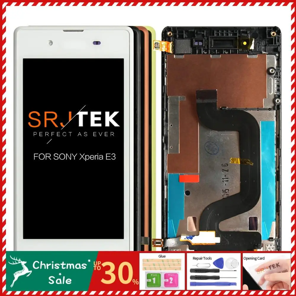 Протестированный 4,5 ''854x480 дисплей для SONY Xpeira E3 ЖК сенсорный экран дигитайзер дисплей для SONY Xperia E3 lcd D2203