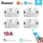 Смарт-выключатель Aubess, 16 А, 10 А, с поддержкой Wi-Fi