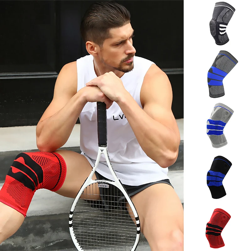 Эластичные Наколенники для спорта фитнеса защитные наколенники коленный