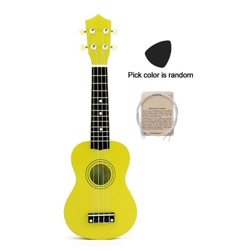 

Colorful 21 inches Soprano Ukulele Basswood Nylon 4 Strings Ukulele Bag Acoustic Mini Hawaiian Guitar Bass Guitarra for Beginner