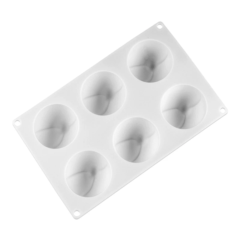 6 отверстий Рождественская шапка мусс силиконовая форма для выпечки в форме