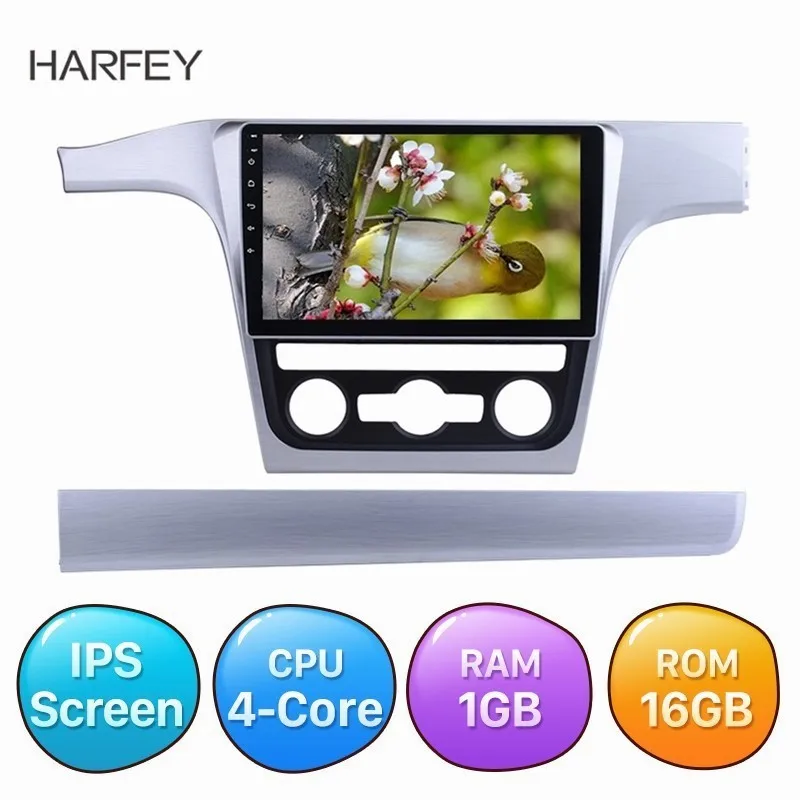 Автомобильный мультимедийный плеер Harfey на Android 10 1 с IPS экраном 8 дюйма Wi Fi Bluetooth GPS