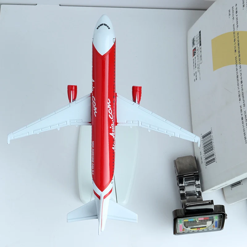 16 см A320 Air Asia самолет модель Asia.com авиакомпаний Аэробус сплава с трёхмерными