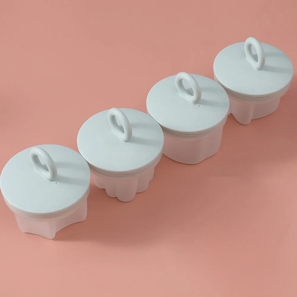 

8PCS Adorable Baby Food Supplement Mold Steaming Egg Mold Non-stick Pudding Mold