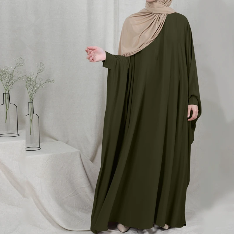 Женское Макси Платье с принтом абайя джилбаб повседневное длинное платье в