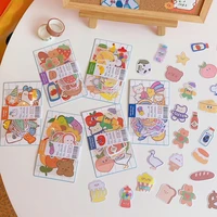 kawaii korean cartoon gummy bear hand account creative cute sticker mobile phone decoration material stationary personalized