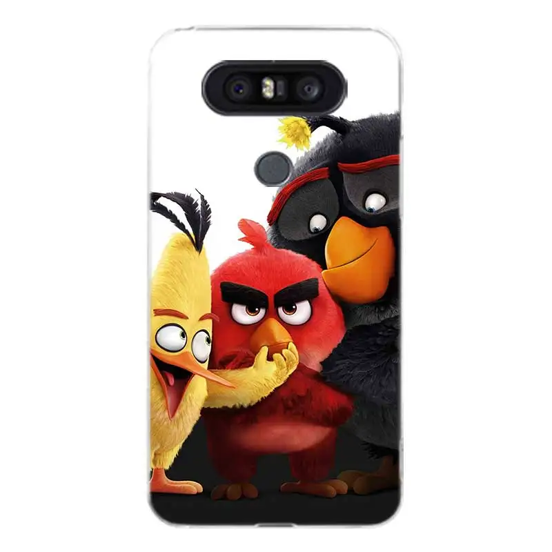 Животный принт Angry Bird окрашенная Мода Высокое качество мягкий чехол силиконовый