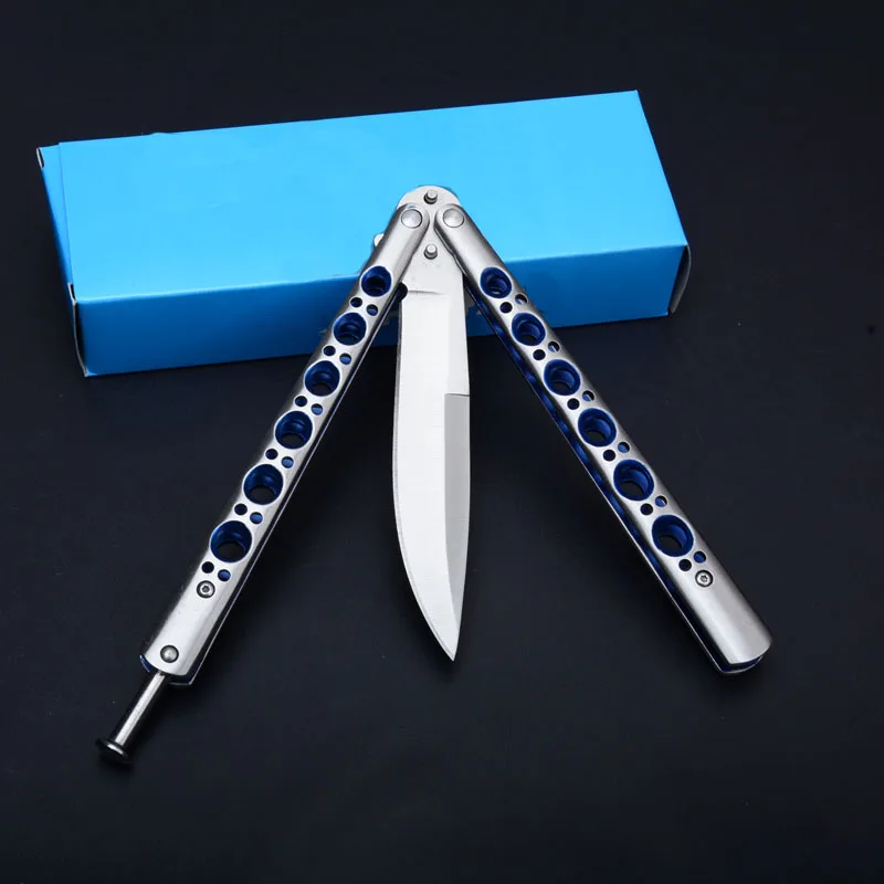 Модный Складной Карманный Походный нож без края для тренировок на открытом