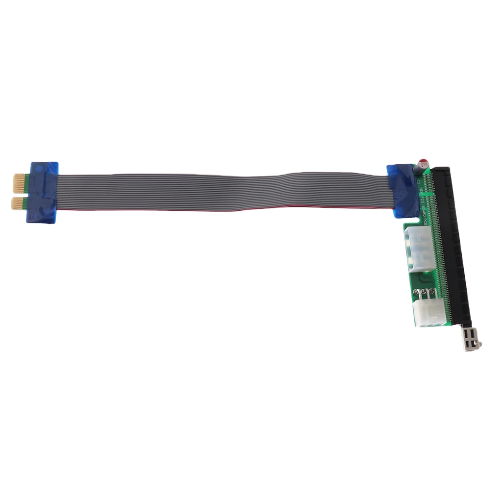 Переходная плата PCI Express E X1 к X16 слоту преобразователя|Компьютерные кабели и