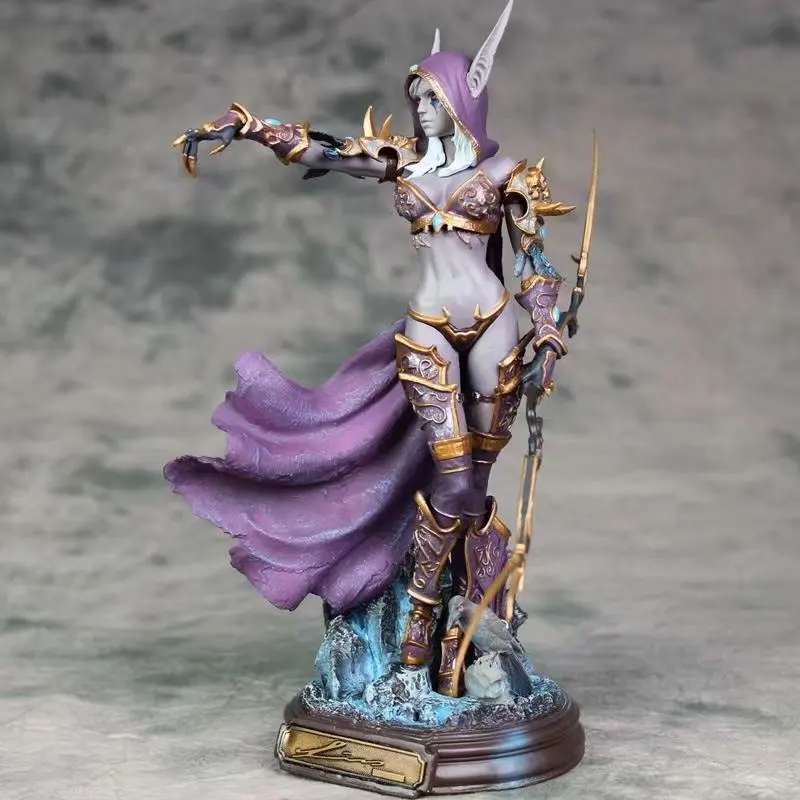 22 см Фигурки из мультфильма Sylvanas Windrunner фигурки японского аниме ПВХ игрушки для