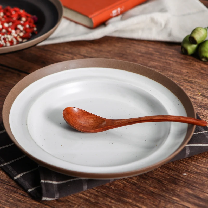 FANCERTY Ретро японская домашняя тарелка для супа салата пасты креативная