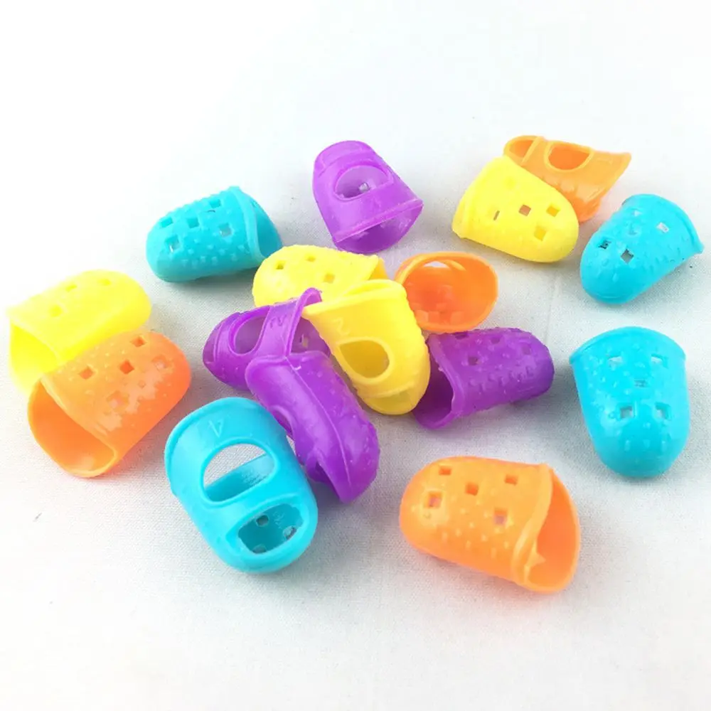 4 шт./компл. накладка на кончик пальца Силиконовая защита для пальцев рукоделия