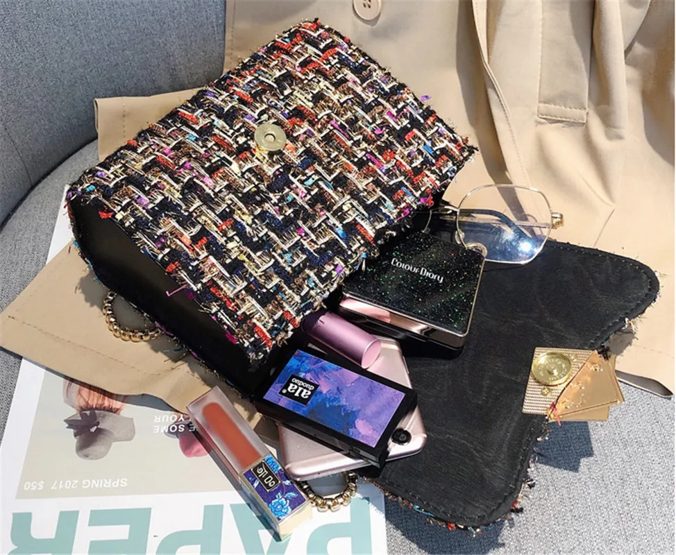 Новинка 2019 Женская Шикарная стильная искусственная маленькая ароматная цепочка