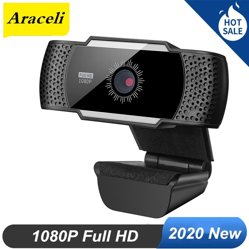 Araceli USB веб камера Full HD 1080P 30 fps Веб с шумоподавлением Микрофон Skype потоковая прямая