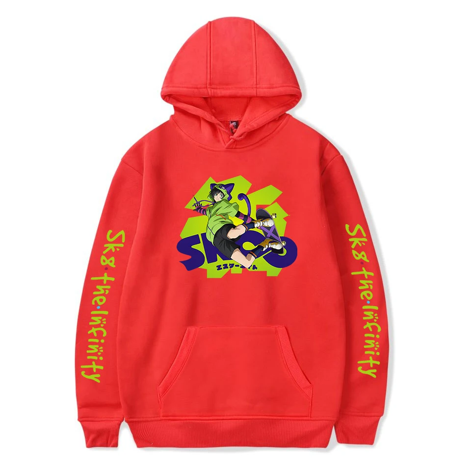 

SK8 Hoodie 2021 New SK8 the Infinity Hoodies Langa Pullovers Full Sleeve Unisex Casual Clothing Style Oversized Hoodie