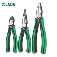 laoa combination pliers cr v diagonal pliers long nose wire cutter side cutter cable shears electrician professional multi tools