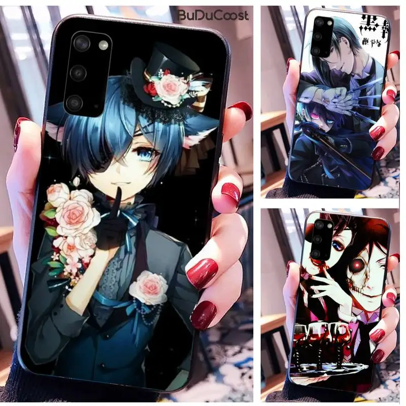 

Diseny Anime Black Butler Phone Case For For Samsung Galaxy A10 A20 A30 A40 A50 70 A10S 20S A2 Core C8 A30S A50S A31