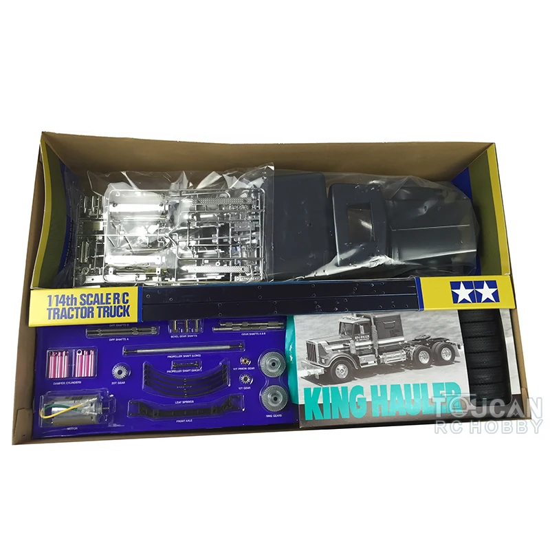 TAMIYAYA 56336 6*4 1/14 King-Hauler Черный RC Трактор Грузовик Комплект автомобиля Модель 540