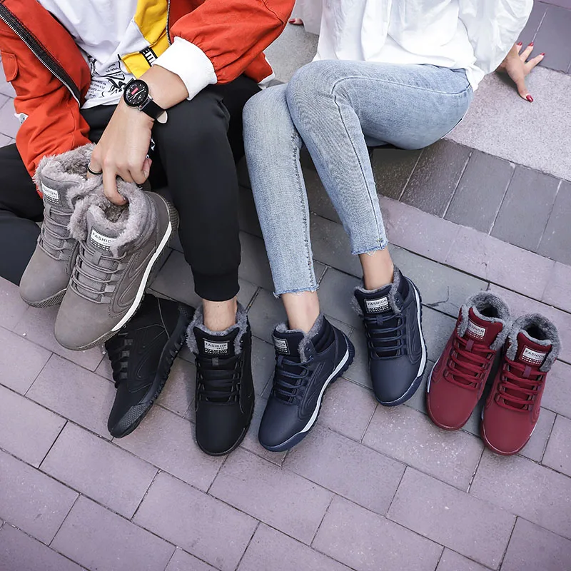 Baideng/теплые кроссовки для мужчин и женщин 38 градусов Цельсия зимняя обувь бега на