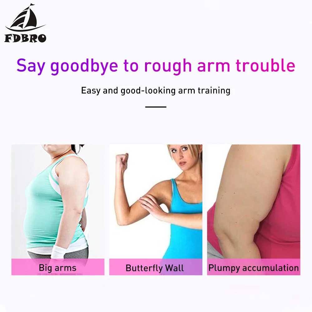 FDBRO 1 пара фитнес браслет для йоги бега похудения рук Формирователи тела гетры