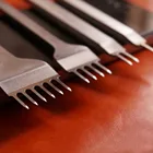 4 шт.лот сделай сам инструменты для кожевенного ремесла 3456 мм дыроколы для кожи инструмент для пробивки отверстий 1 + 2 + 4 + 6 зубцов для кожаного ремня