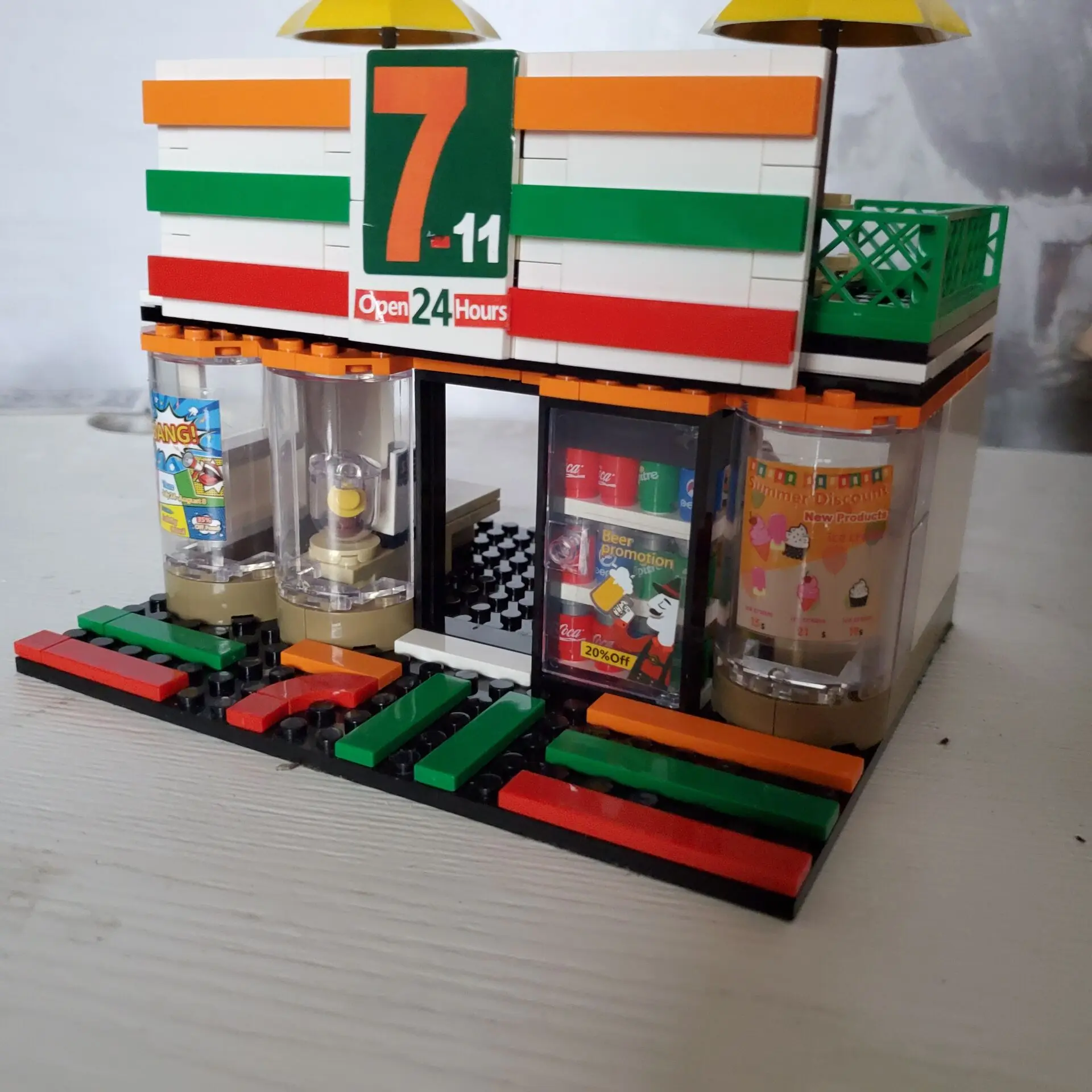 Блоки SEMBO уличный мини Магазин торты Строительные кирпичи для детей игрушки