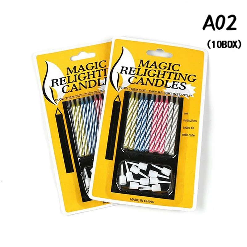 

Забавный волшебный трюк незадуваемые свечи на день рождения Декор тортов вечерние шутка Рождественский подарок для кукольного домика укра...