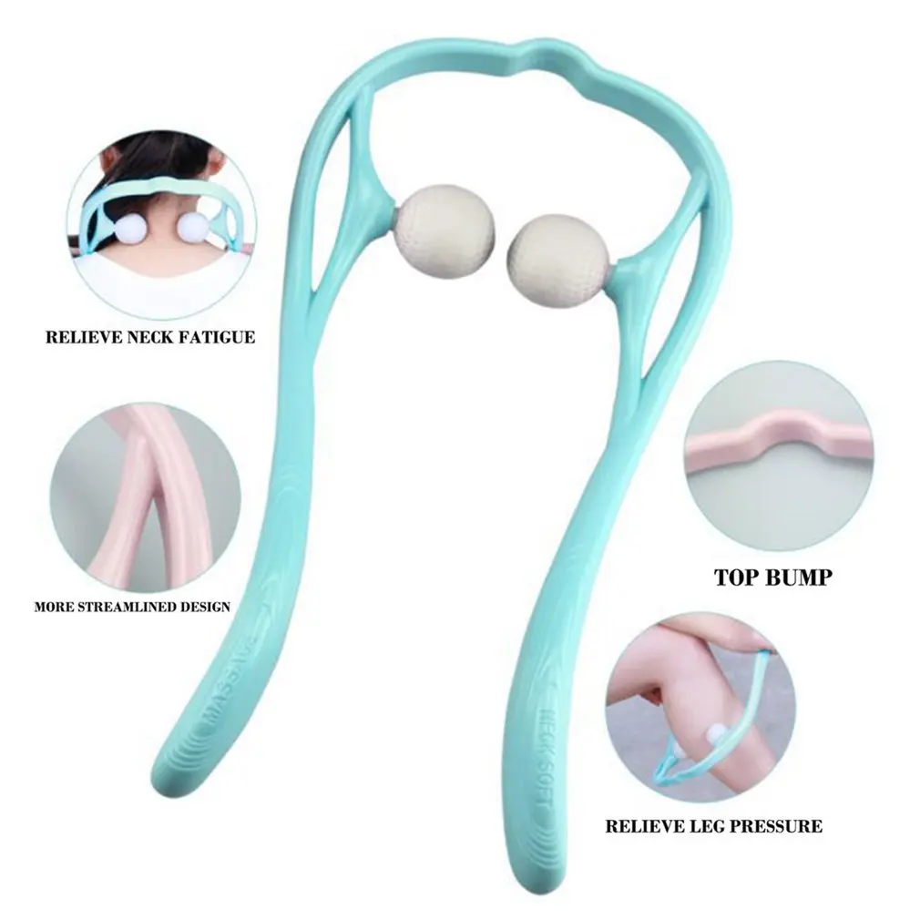 

Pressure Point Therapy Neck Massage Tool Pressure Relieve Hand Roller Massage Neck Shoulder Dual Trigger Point Self Massager
