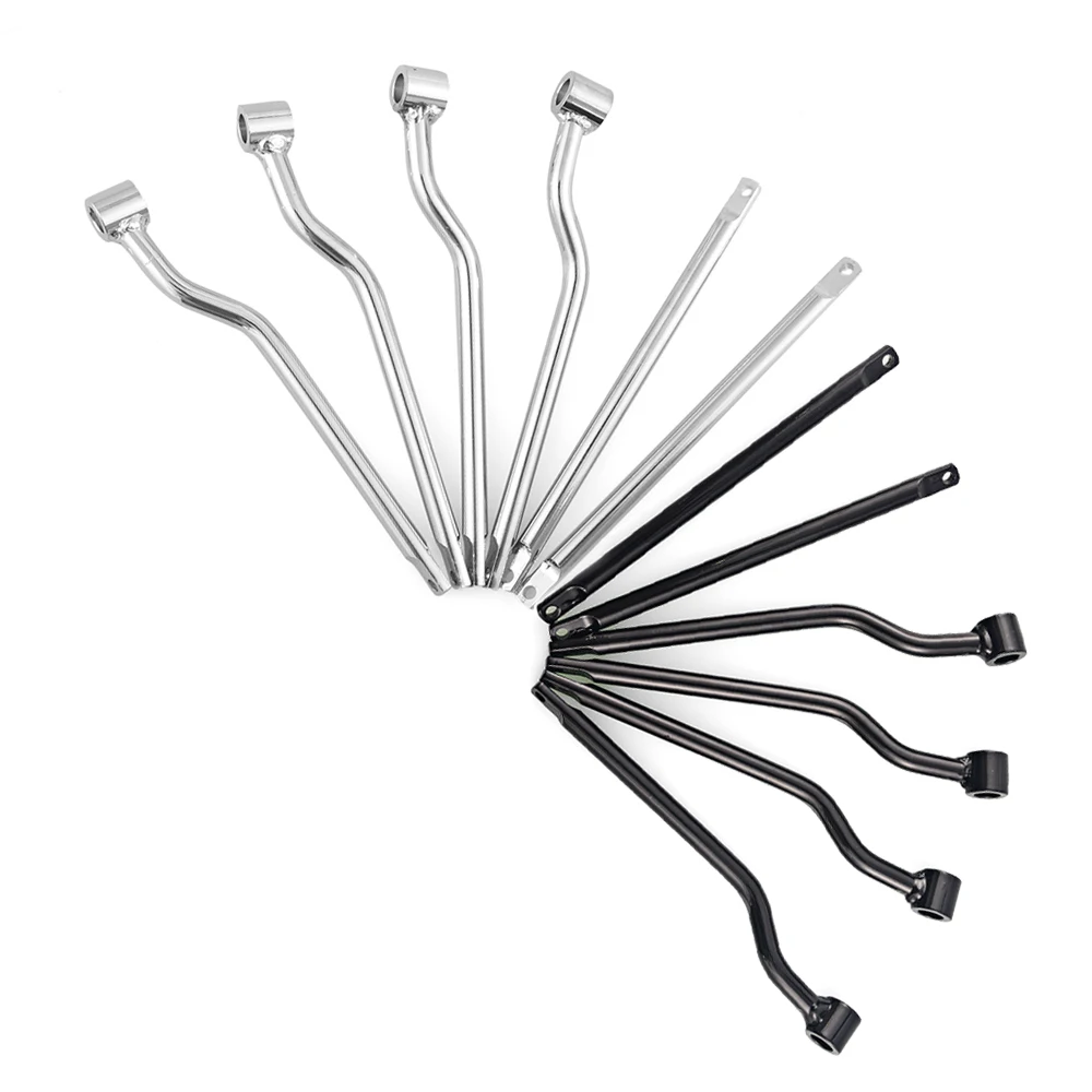 Кронштейн для крепления на седло мотоциклетной сумки черного/серебряного цвета