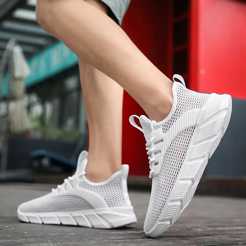 

Men's Shoes Men's Single Mesh Sports Shoes Summer Casual Breathable Travel Shoes Casual Shoes Men's Running