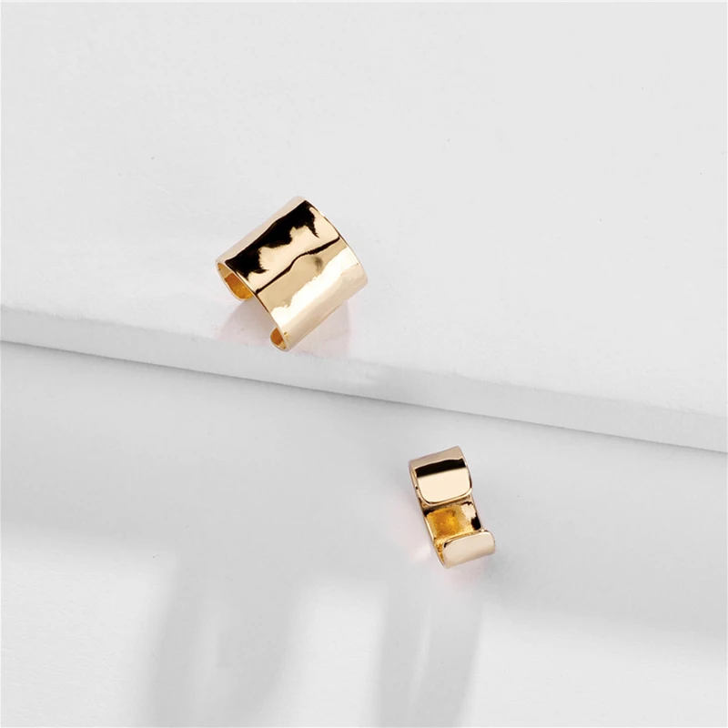 SRCOI новые европейские Простые удлиненные серьги-Клипсы из сплава для проколотых