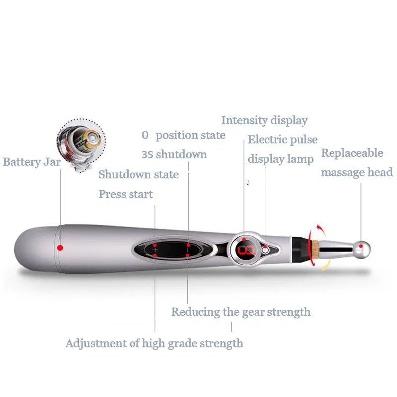 2020 новинка электронная акупунктурная ручка электрическая меридиановая лазерная