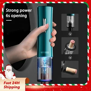 electric bottle opener for wine automatic wine opener with foil cutter corkscrew electric jar kitchen accessories gadgets bottle free global shipping
