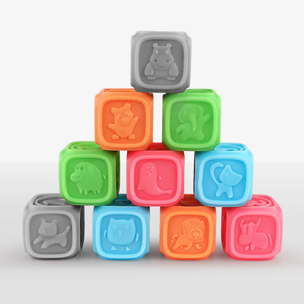

10pcs Bathroom Interactive Water Spray Beach Toy Building Block Sensory Toy Parent-child Interactive Shower Water Toy Set