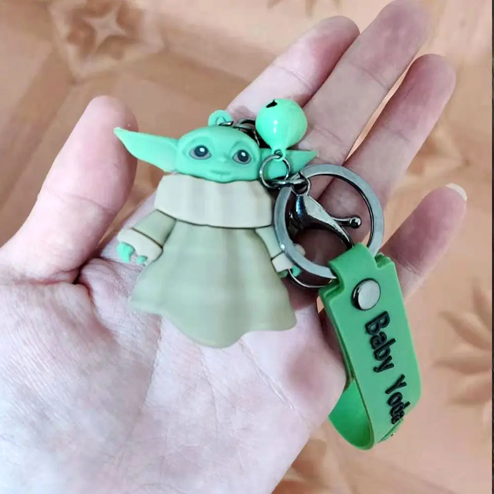 Disney Детские брелок в виде Йоды кольцо с рисованным аниме Мандалорское Звездные
